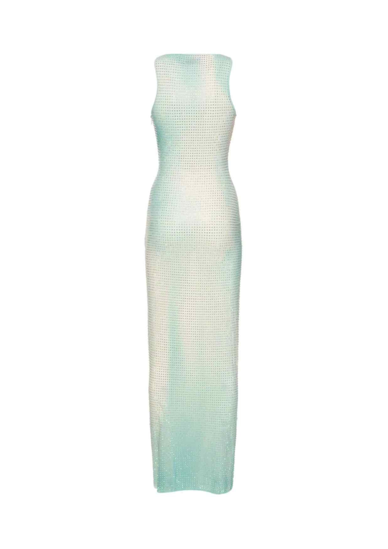 SELF-PORTRAIT - Green Maxi Dress