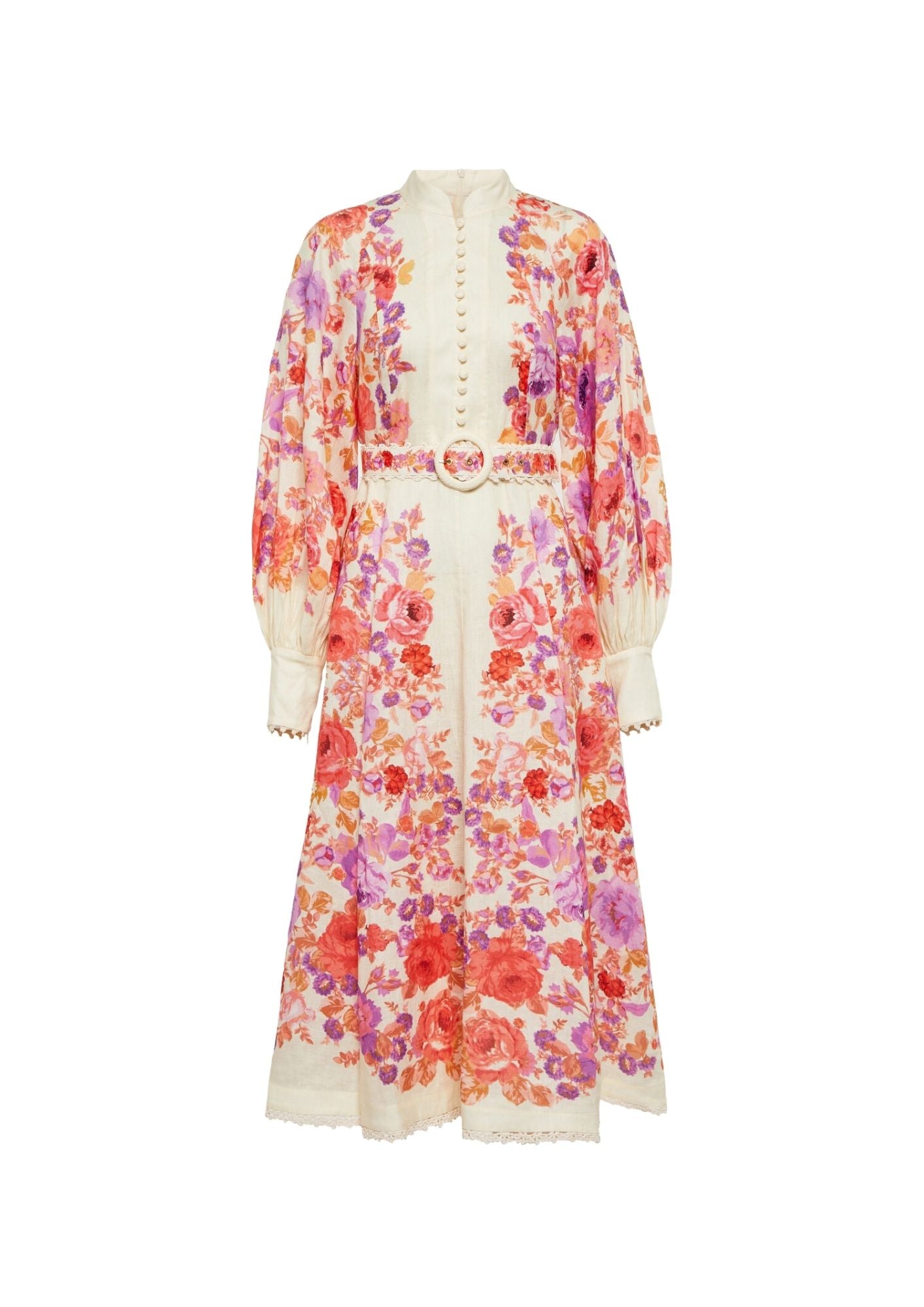 ZIMMERMANN - Raie Floral Midi Dress