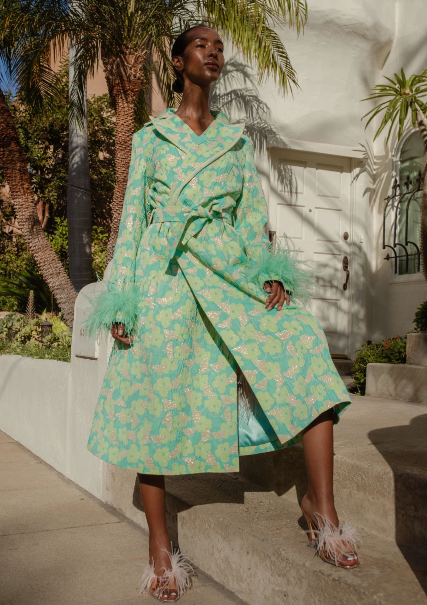 ANDREEVA - Minty Green Coat