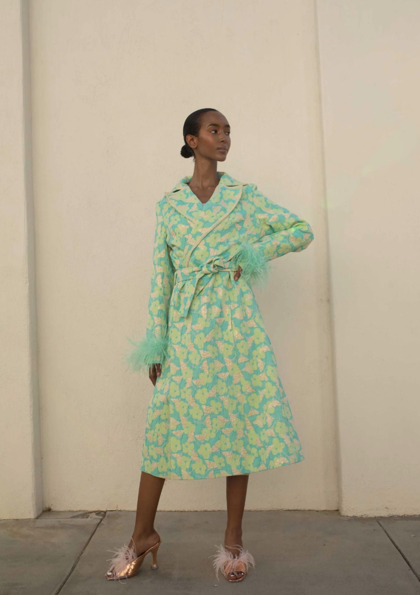 ANDREEVA - Minty Green Coat