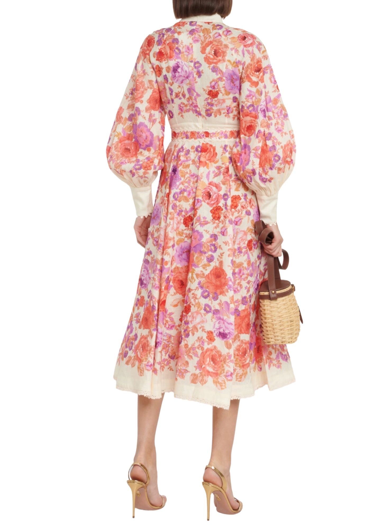 ZIMMERMANN - Raie Floral Midi Dress