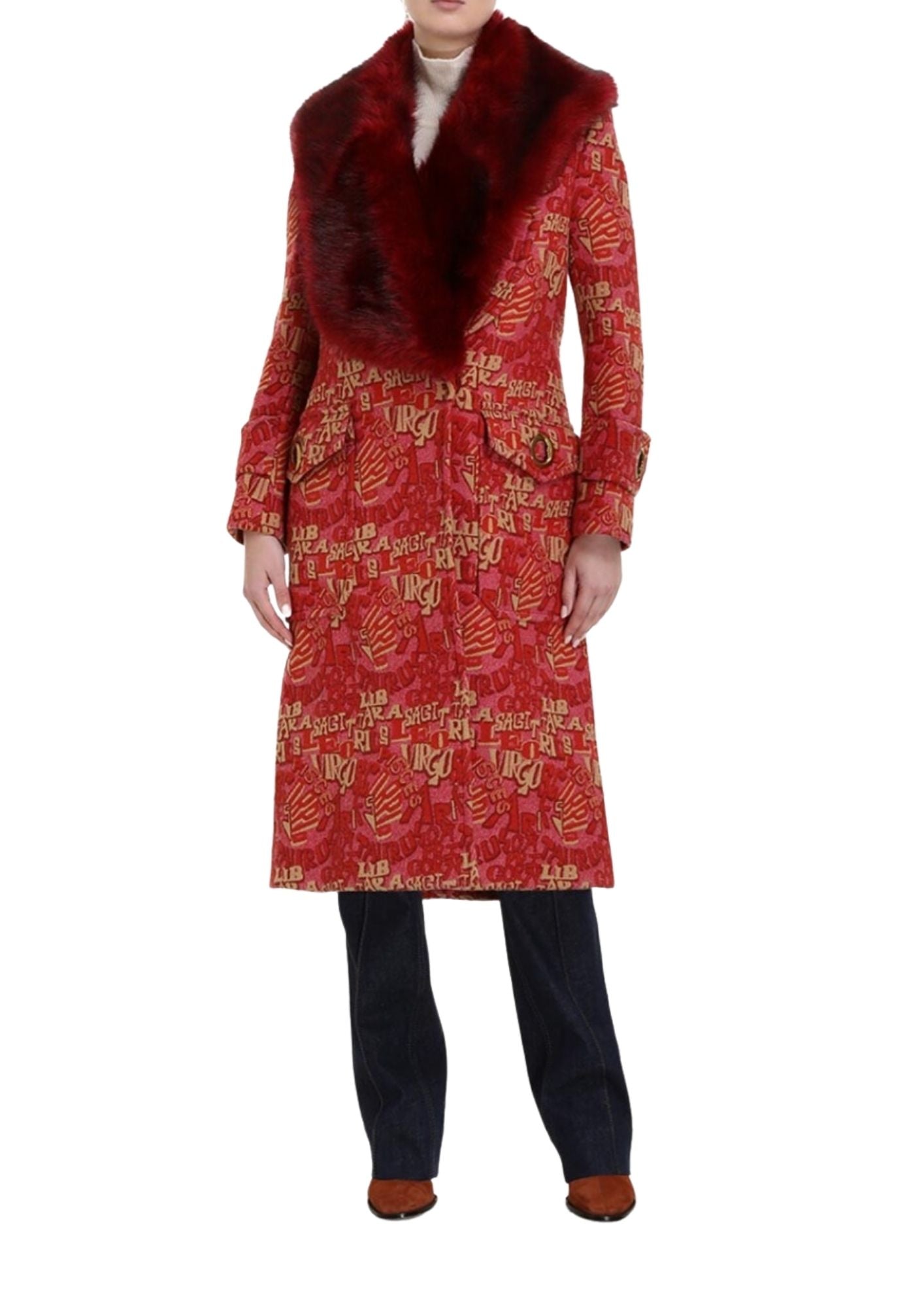 ZIMMERMANN - Kaleidoscope Faux Fur Coat