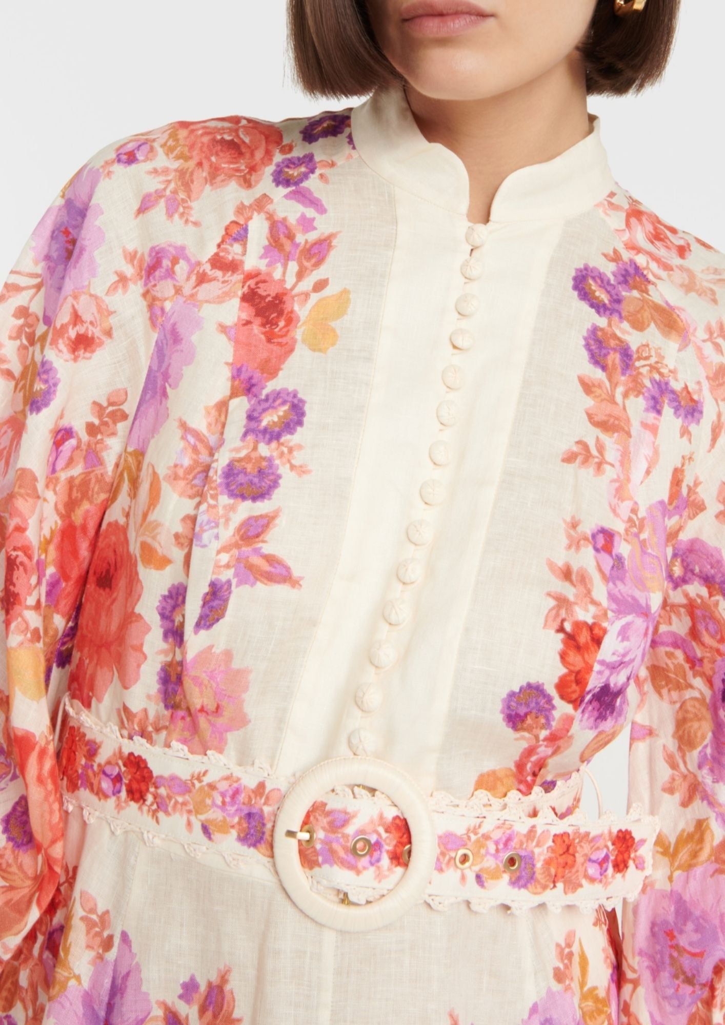 ZIMMERMANN - Raie Floral Midi Dress