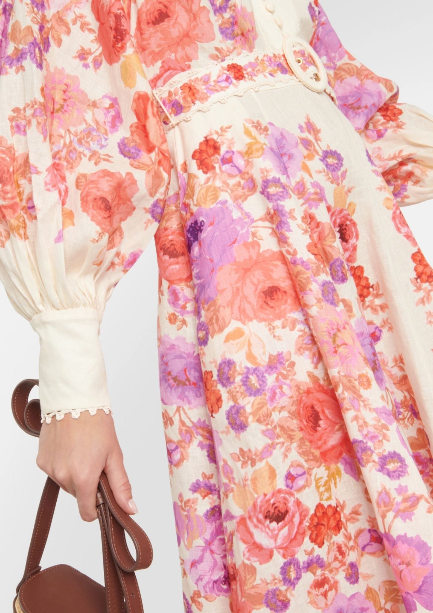 ZIMMERMANN - Raie Floral Midi Dress