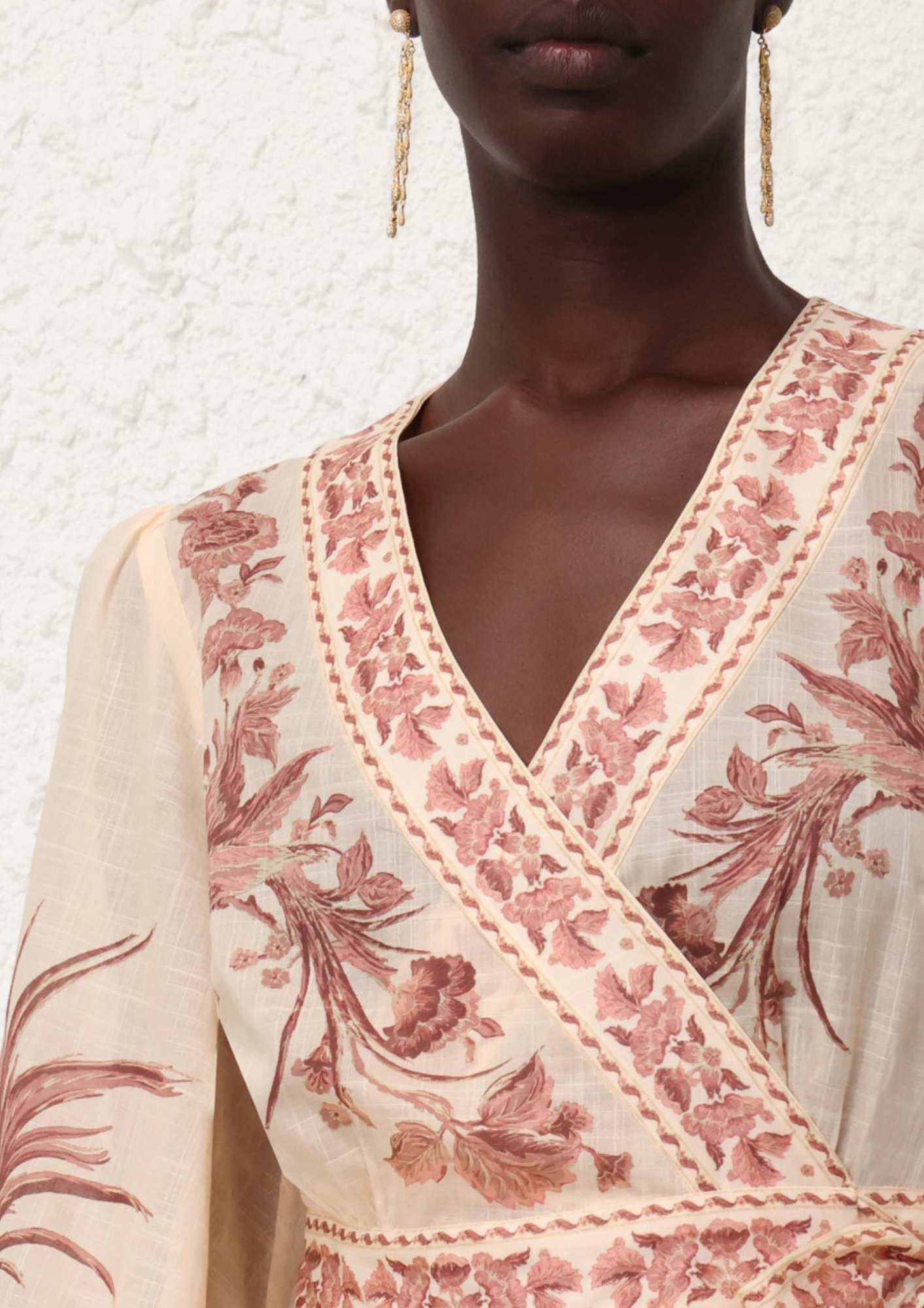ZIMMERMANN - Waverly Wrap Mini Dress