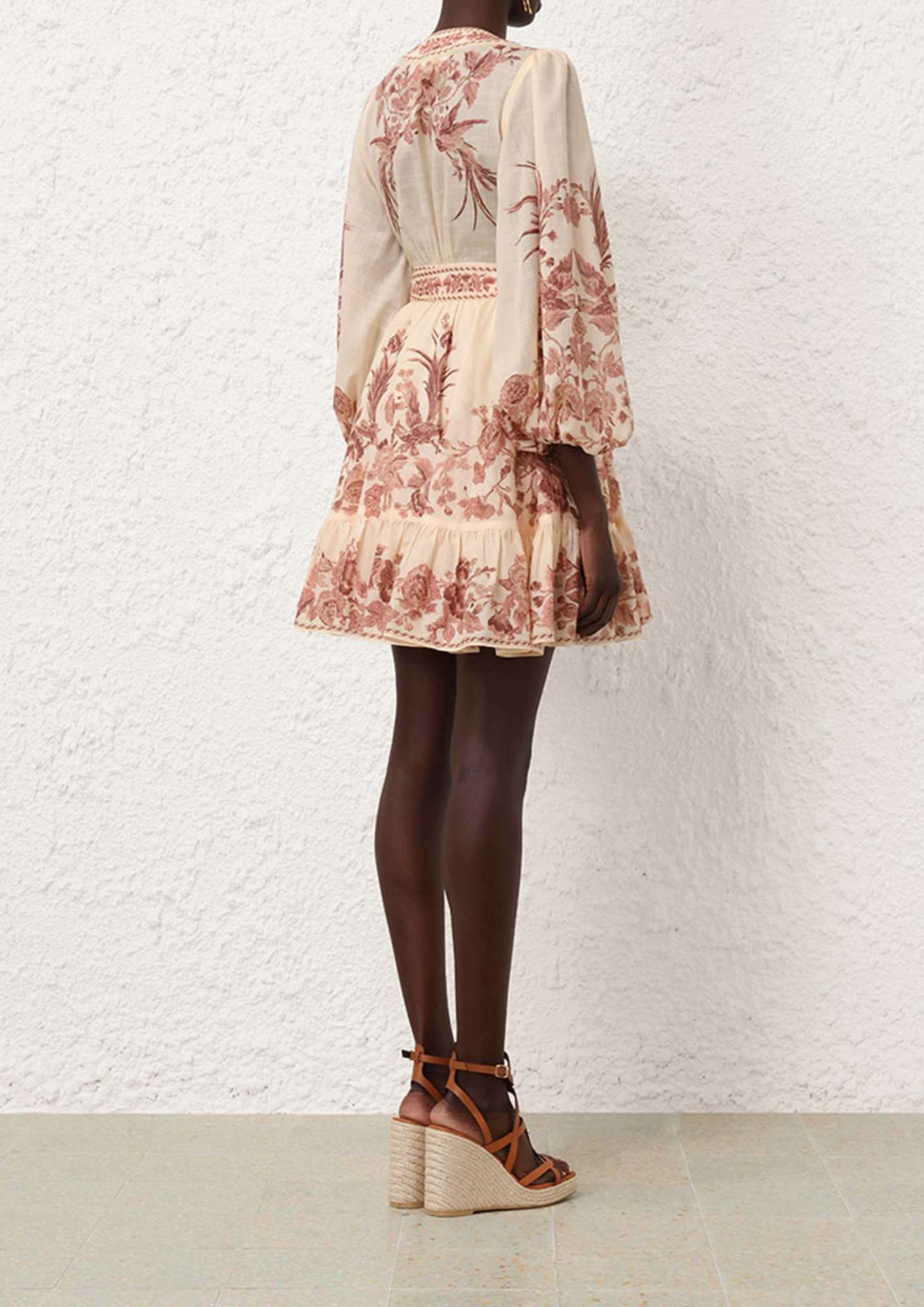 ZIMMERMANN - Waverly Wrap Mini Dress