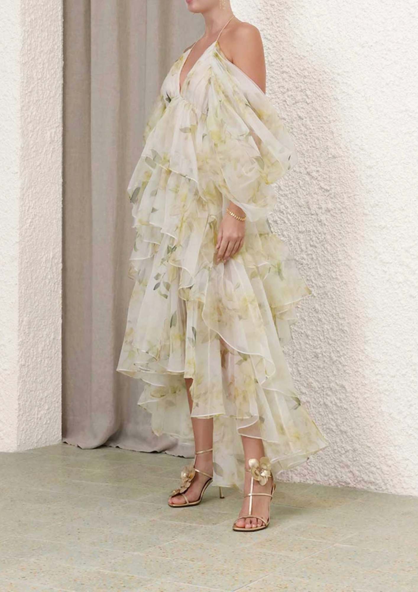 ZIMMERMANN - Harmony Gathered Long Dress