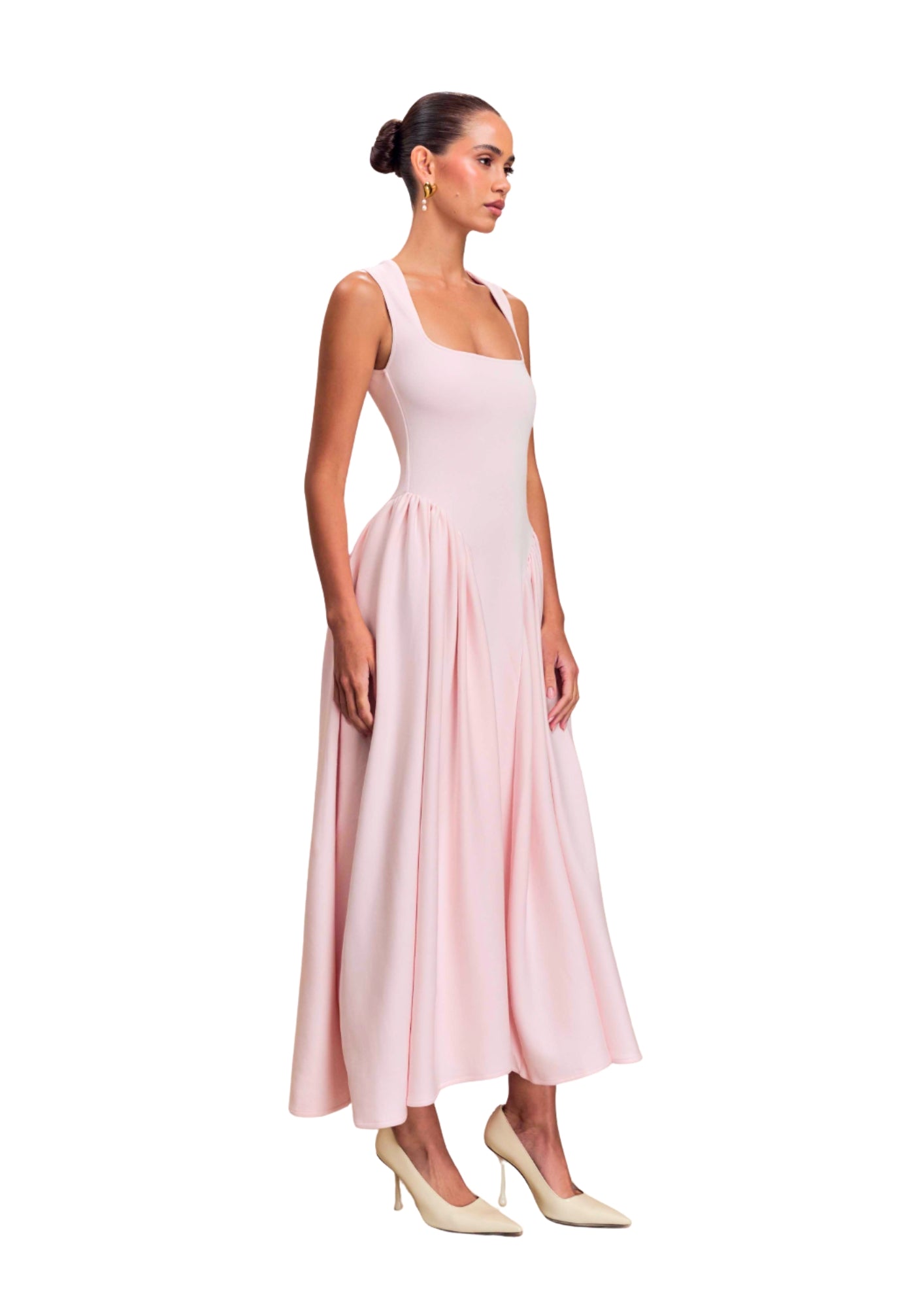 scuba jersey midi dress Meshki | Dresses | Meshki Scuba Jersey Midi Dress In Ivory