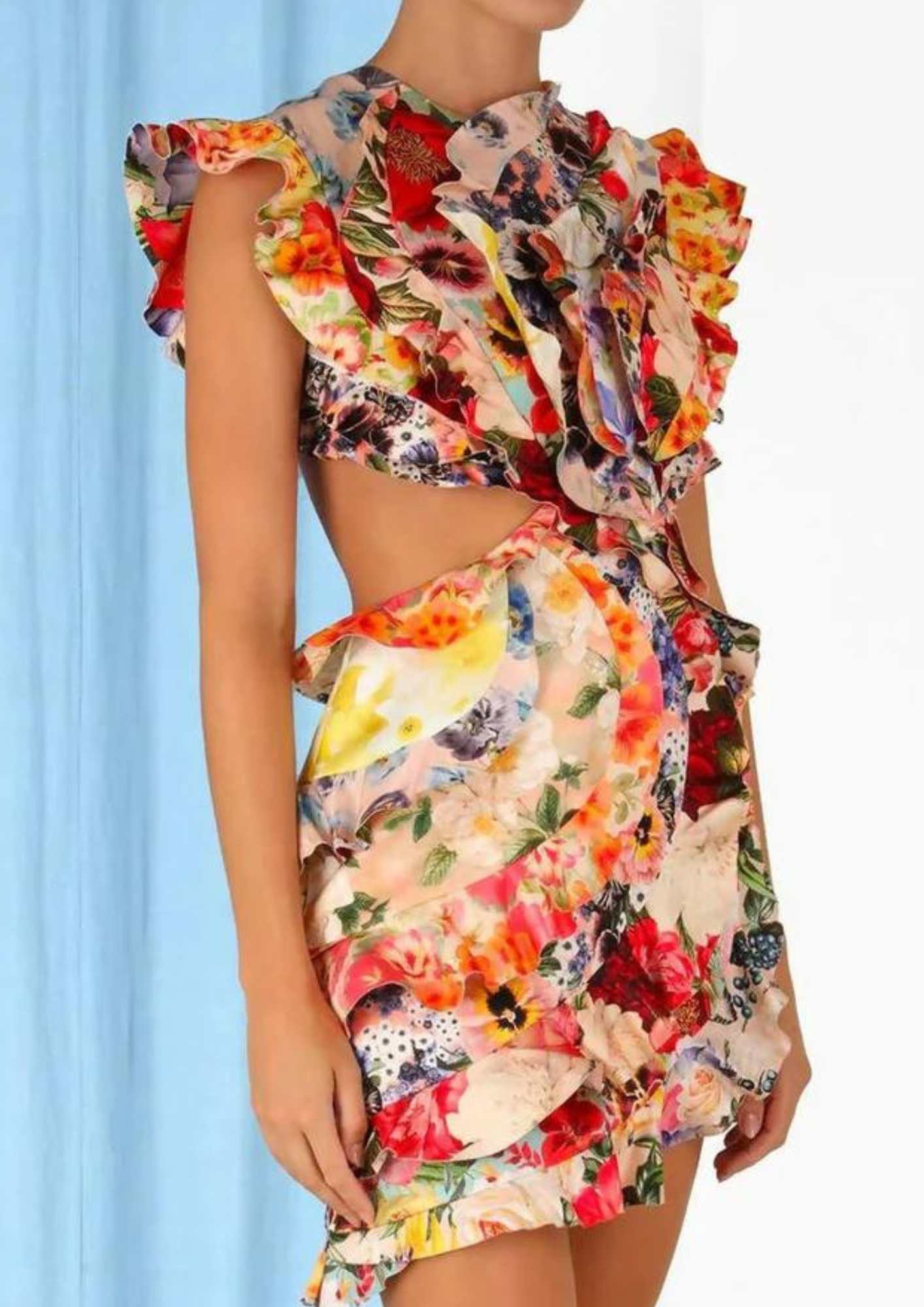 ZIMMERMANN - Wonderland Frill Mini Dress