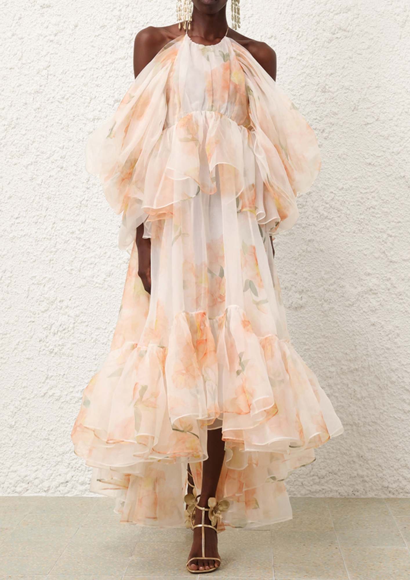 ZIMMERMANN - Natura Gathered Midi Dress