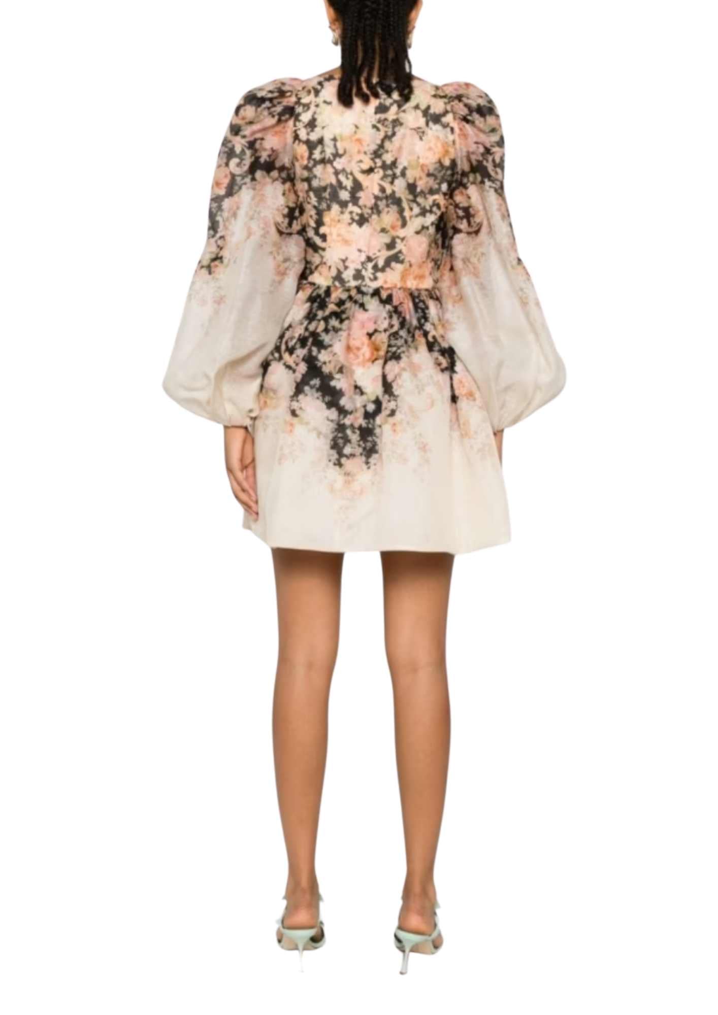 ZIMMERMANN - Illustration Draped Mini Dress