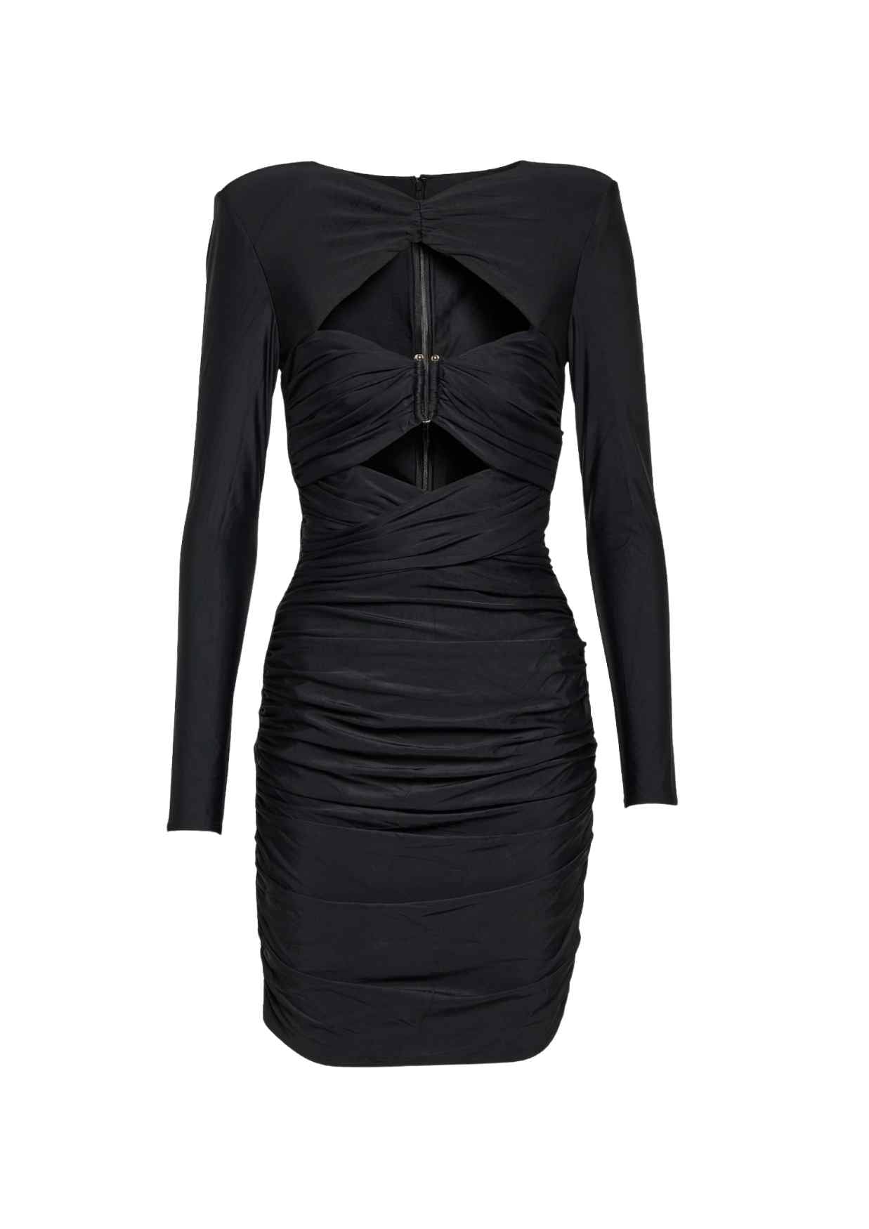 SELF-PORTRAIT - Black Jersey Midi Dress