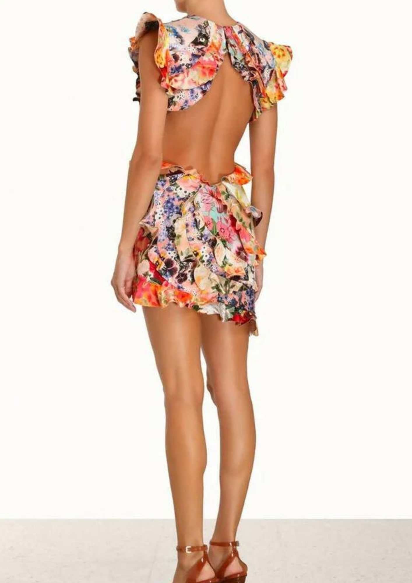 ZIMMERMANN - Wonderland Frill Mini Dress