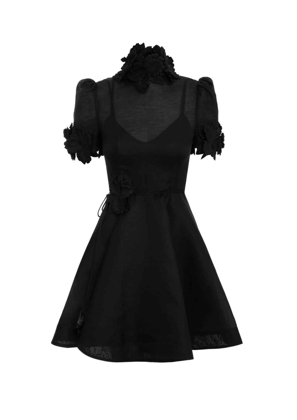 ZIMMERMANN - Black Luminosity Liftoff Flower Mini