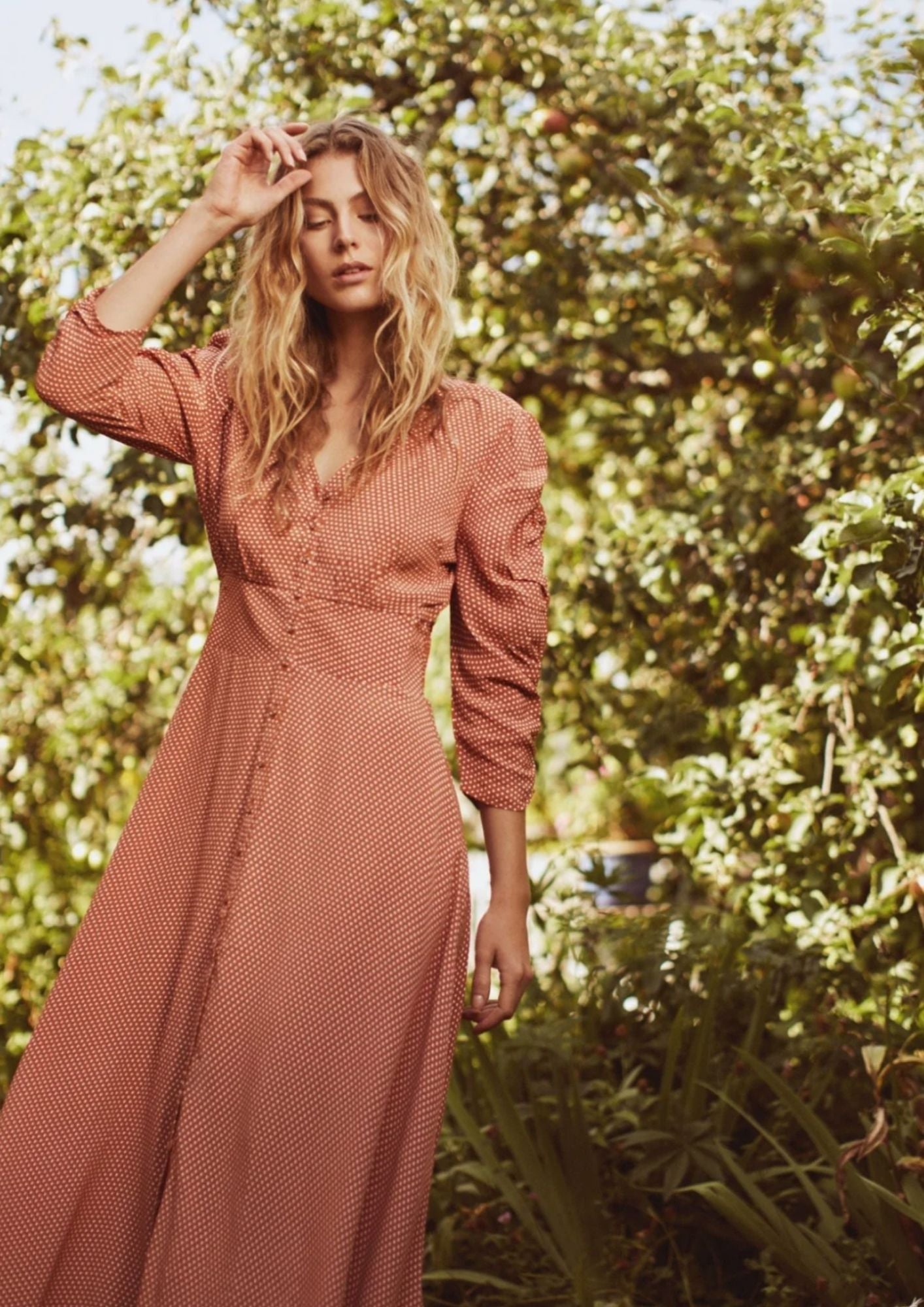 BYTIMO - Summer Rouching Gown Dress