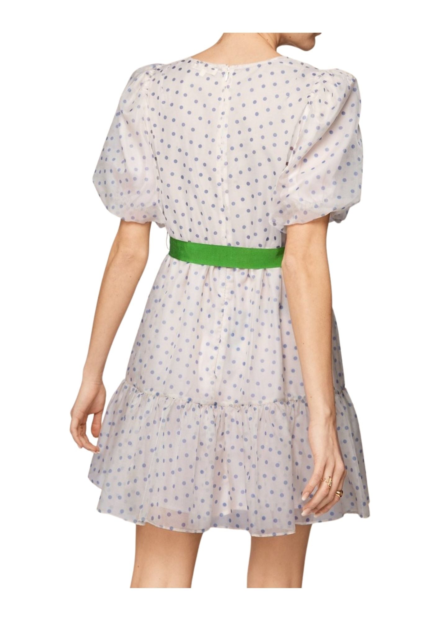 BYTIMO - Organza Polka Mini Dress
