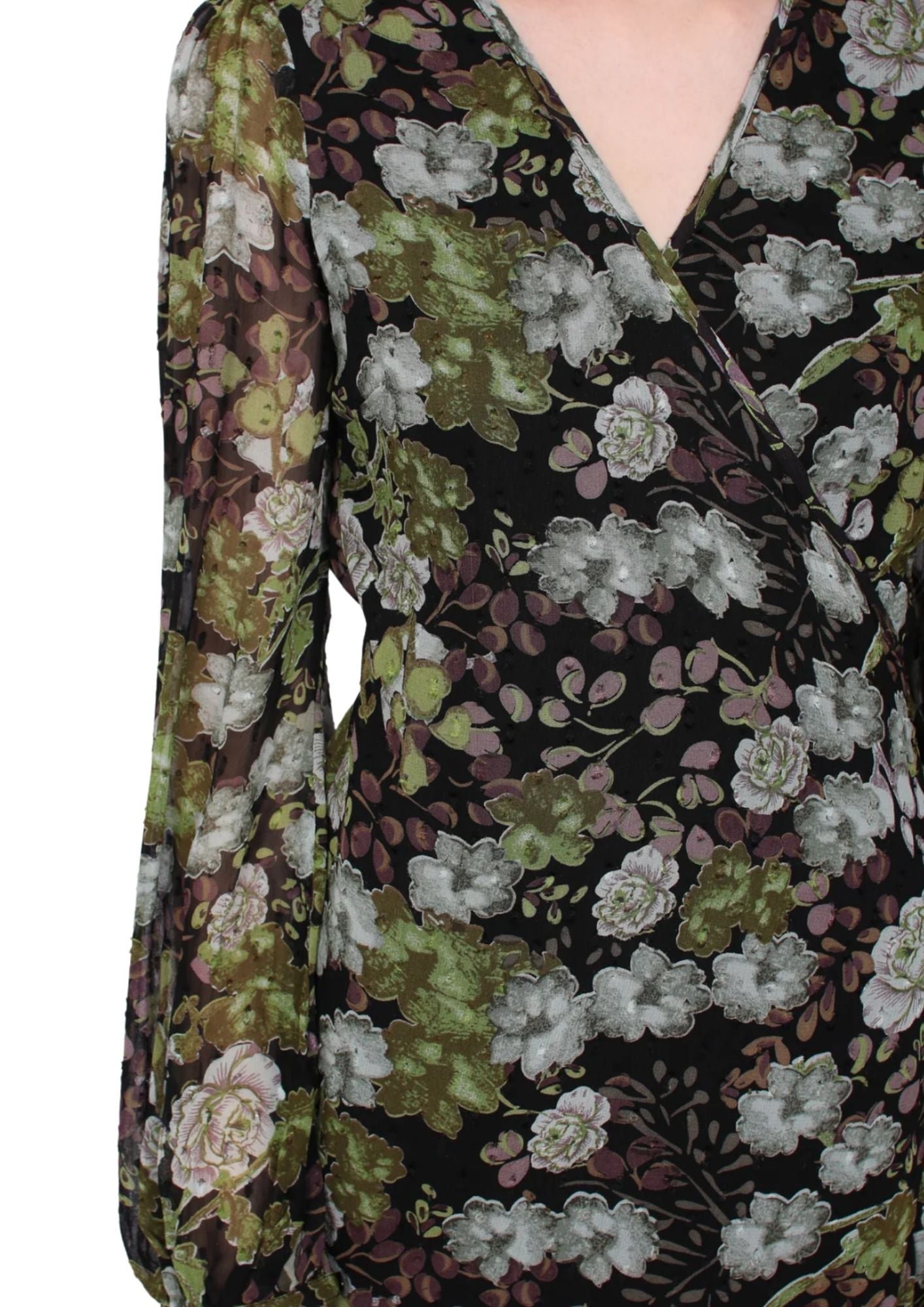 BYTIMO - Green Garden Delicate Wrap Dress ReLi Norge BYTIMO - Green Garden Delicate Wrap Dress ReLi Norge