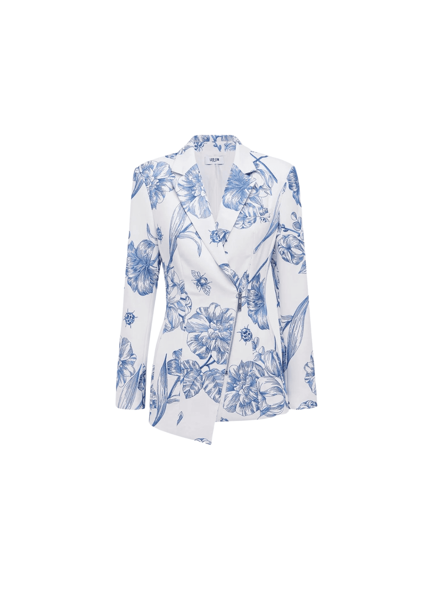 LEO LIN - Cora Embroidered Asymmetric Blazer