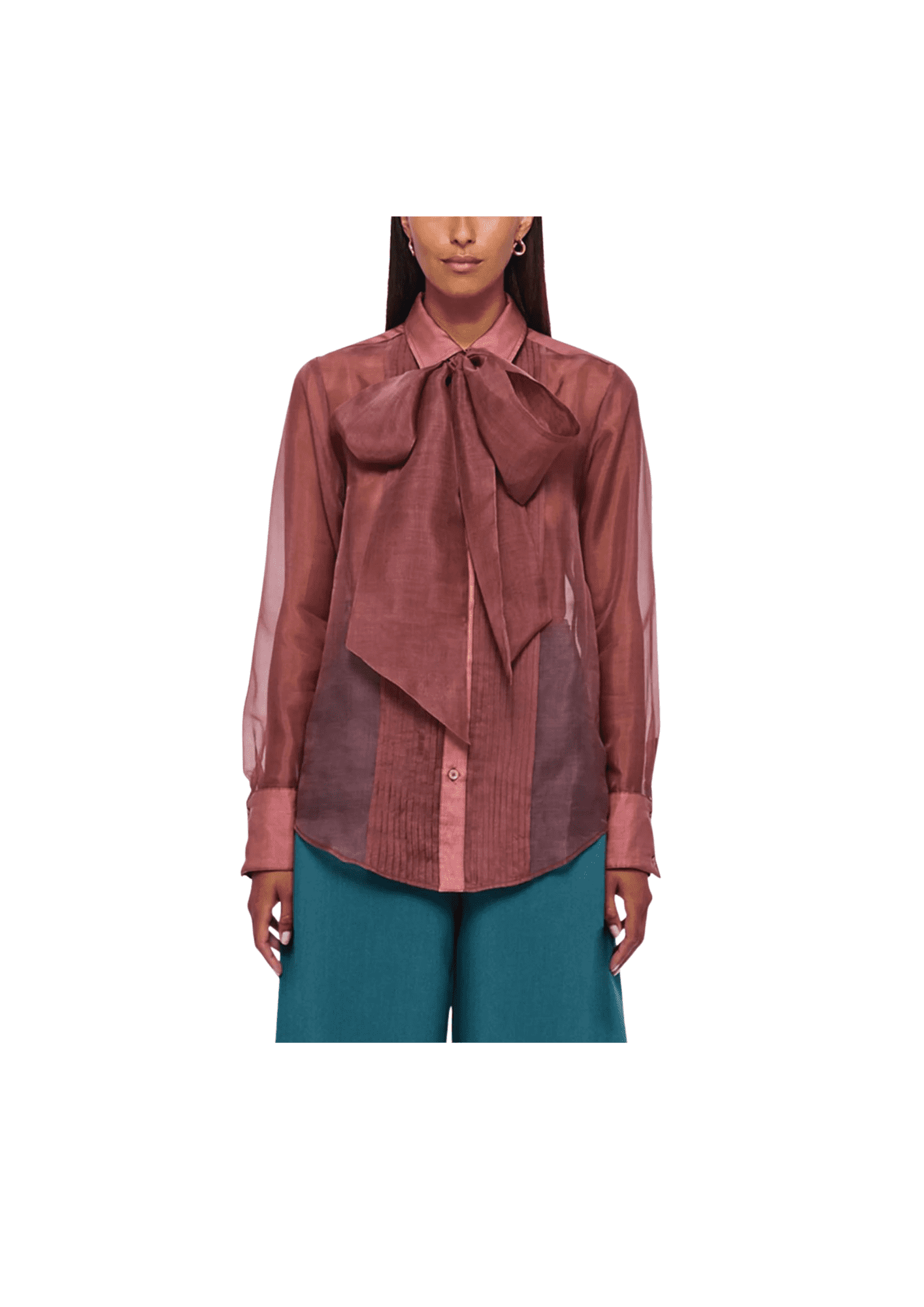 LEO LIN - Dressage Silk Organza Blouse