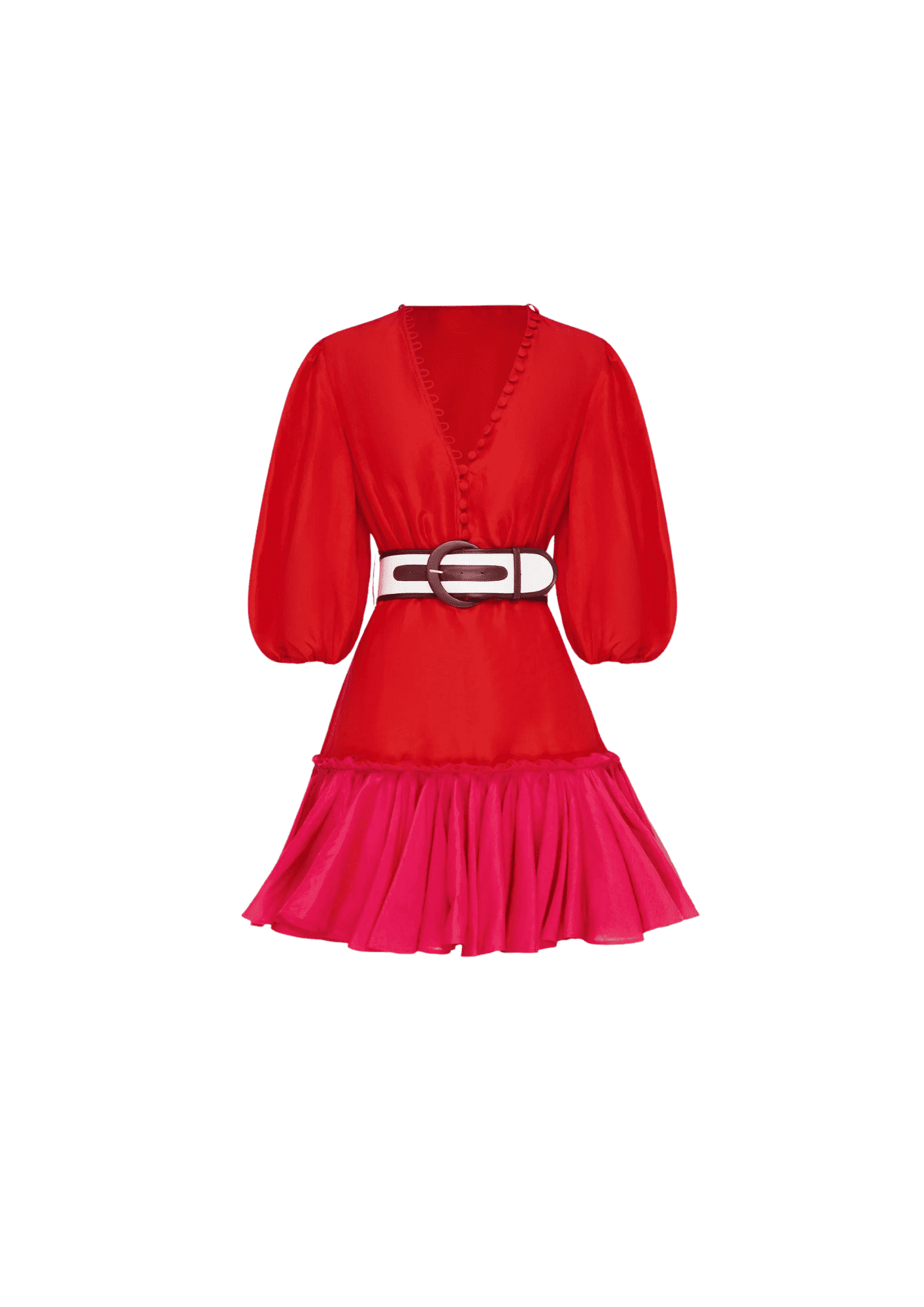 LEO LIN - Fuchsia Rose Mini Dress ReLi Norge LEO LIN - Fuchsia Rose Mini Dress ReLi Norge