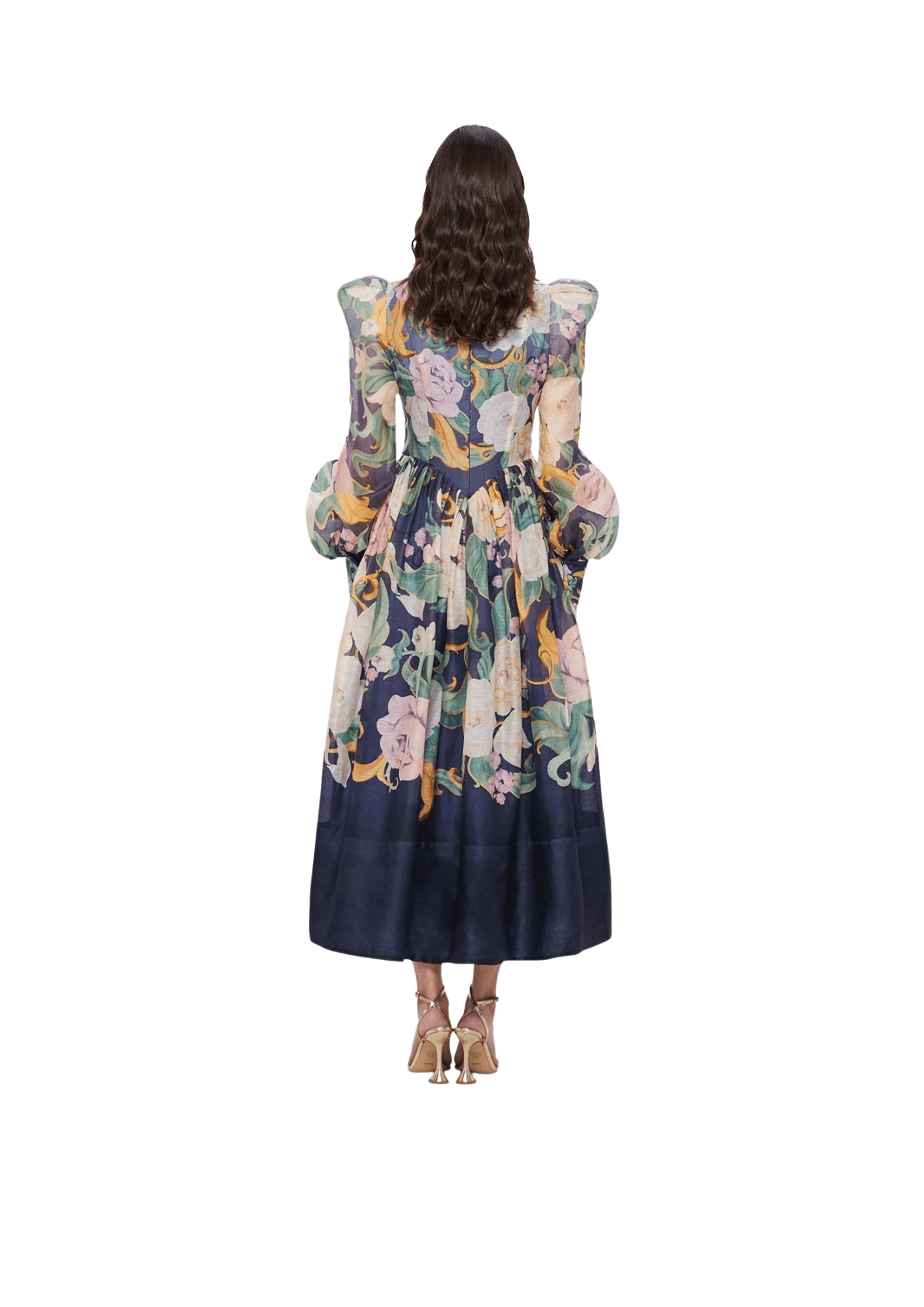 LEO LIN - Jordana Structured Shoulder Dress