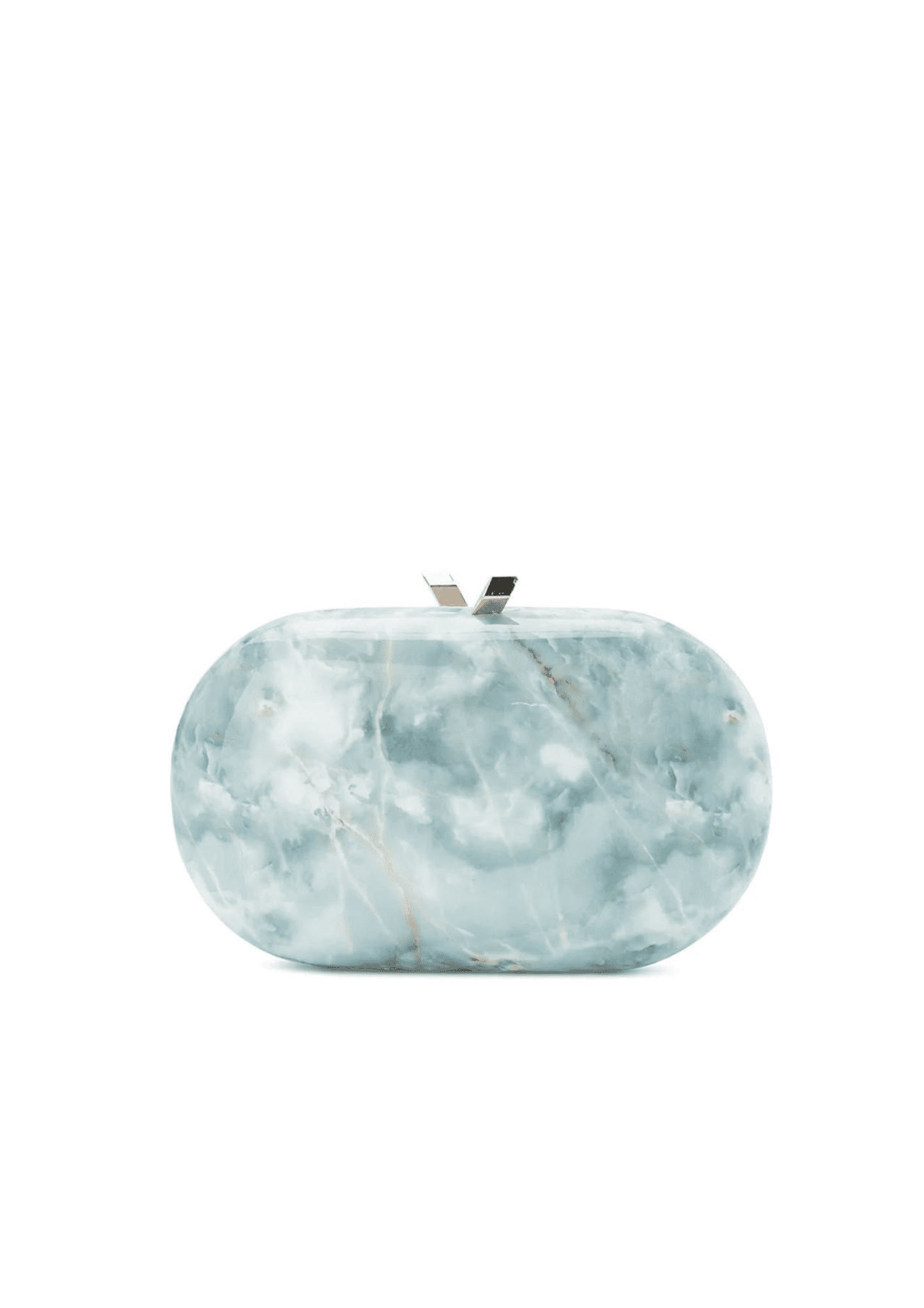 OLGA BERG - Quartz Oval Clutch