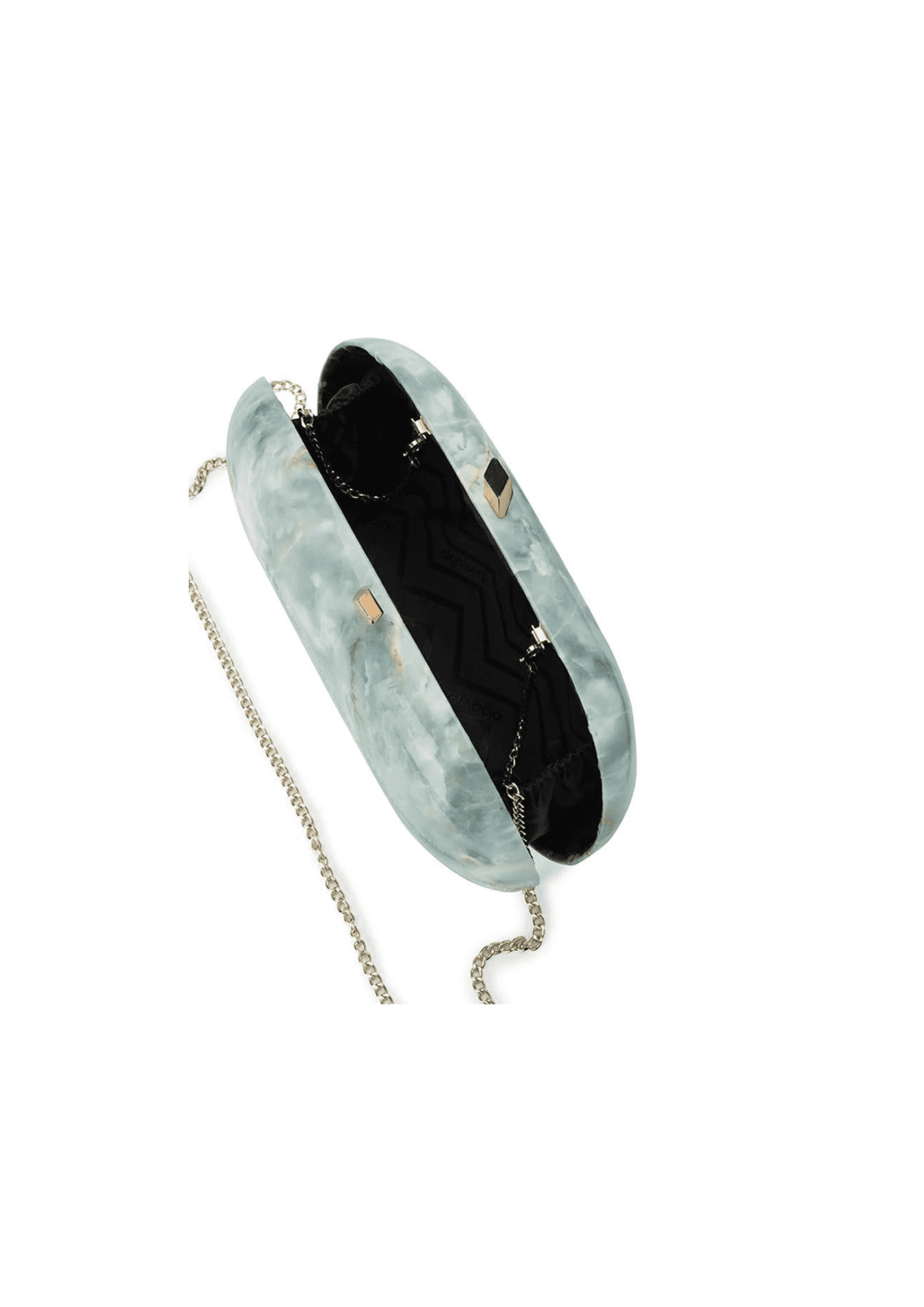 OLGA BERG - Quartz Oval Clutch