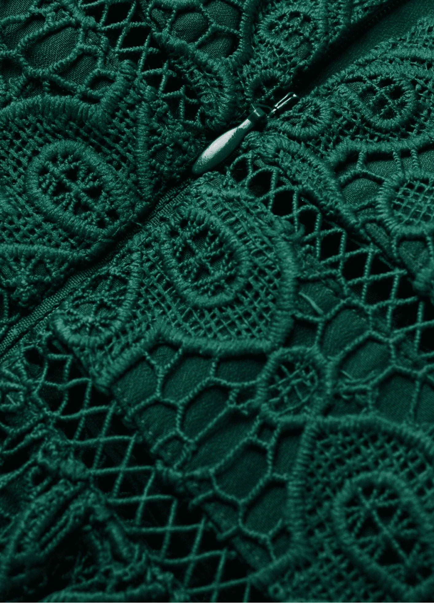 SELF-PORTRAIT - Embroidered V-neck Dress