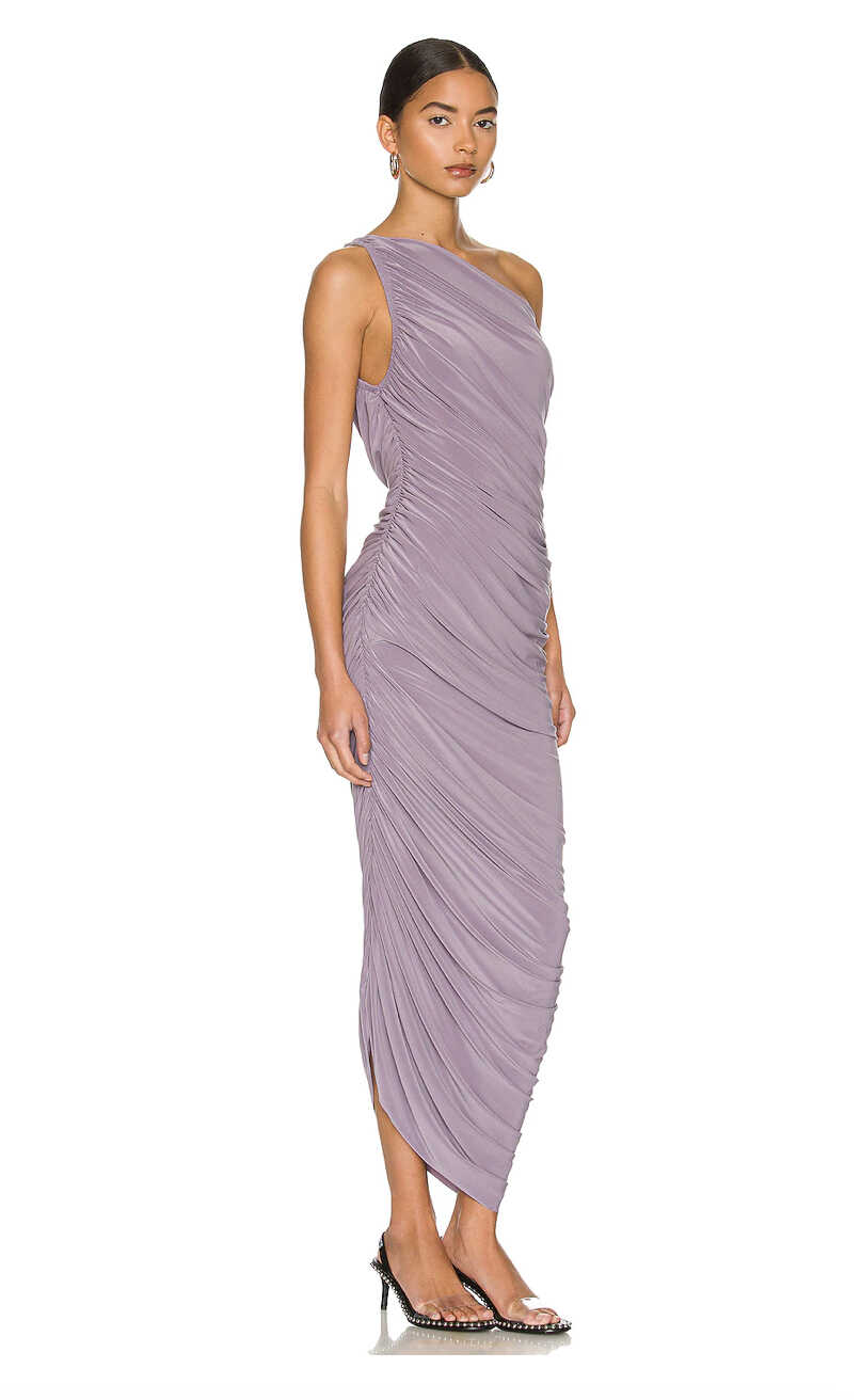 パーティードレス NORMA KAMALI ST2233 LM287 995 Dresses Purple SLIP DIANA MINI DRESS – Lilac – Norma Kamali