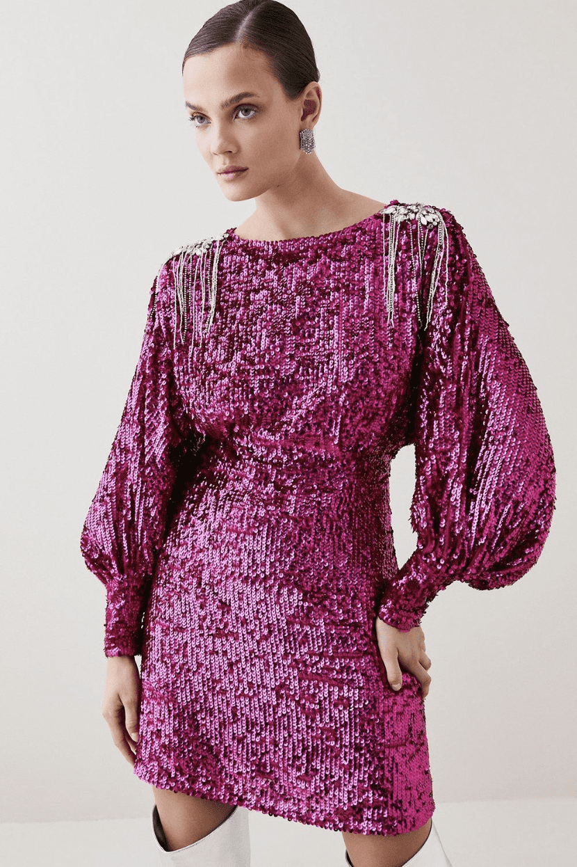KAREN MILLEN - Sequin Crystal