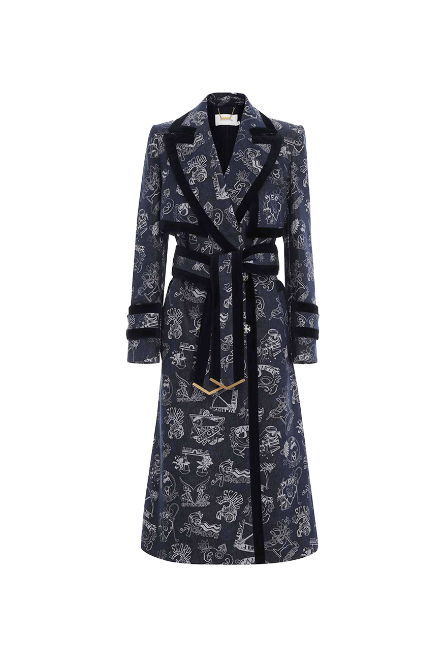 ZIMMERMANN - Kaleidoscope Denim Trench – ReLi Norge