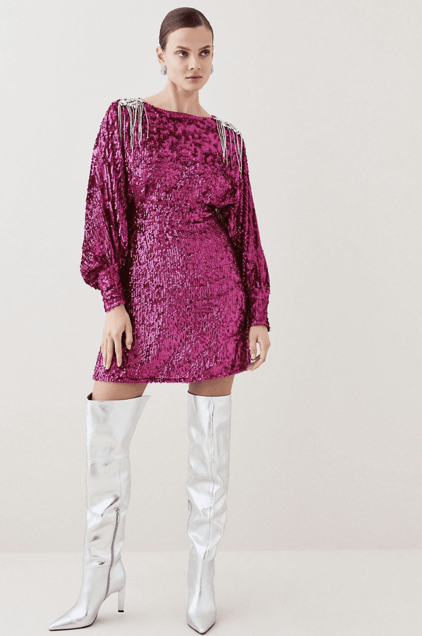 KAREN MILLEN - Sequin Crystal