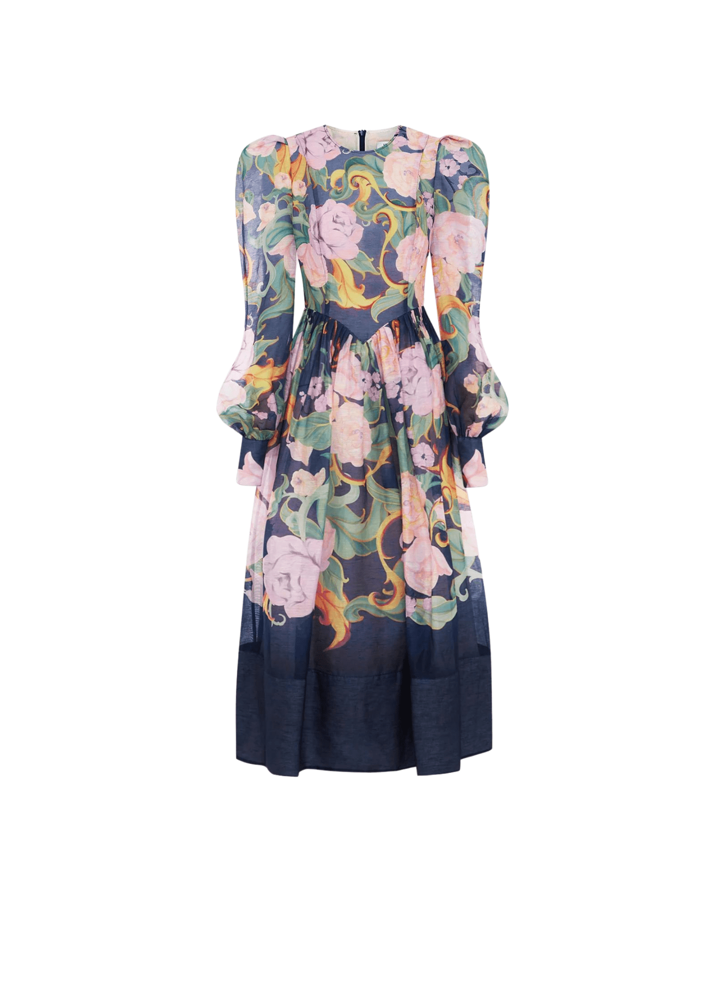 LEO LIN - Jordana Structured Shoulder Dress