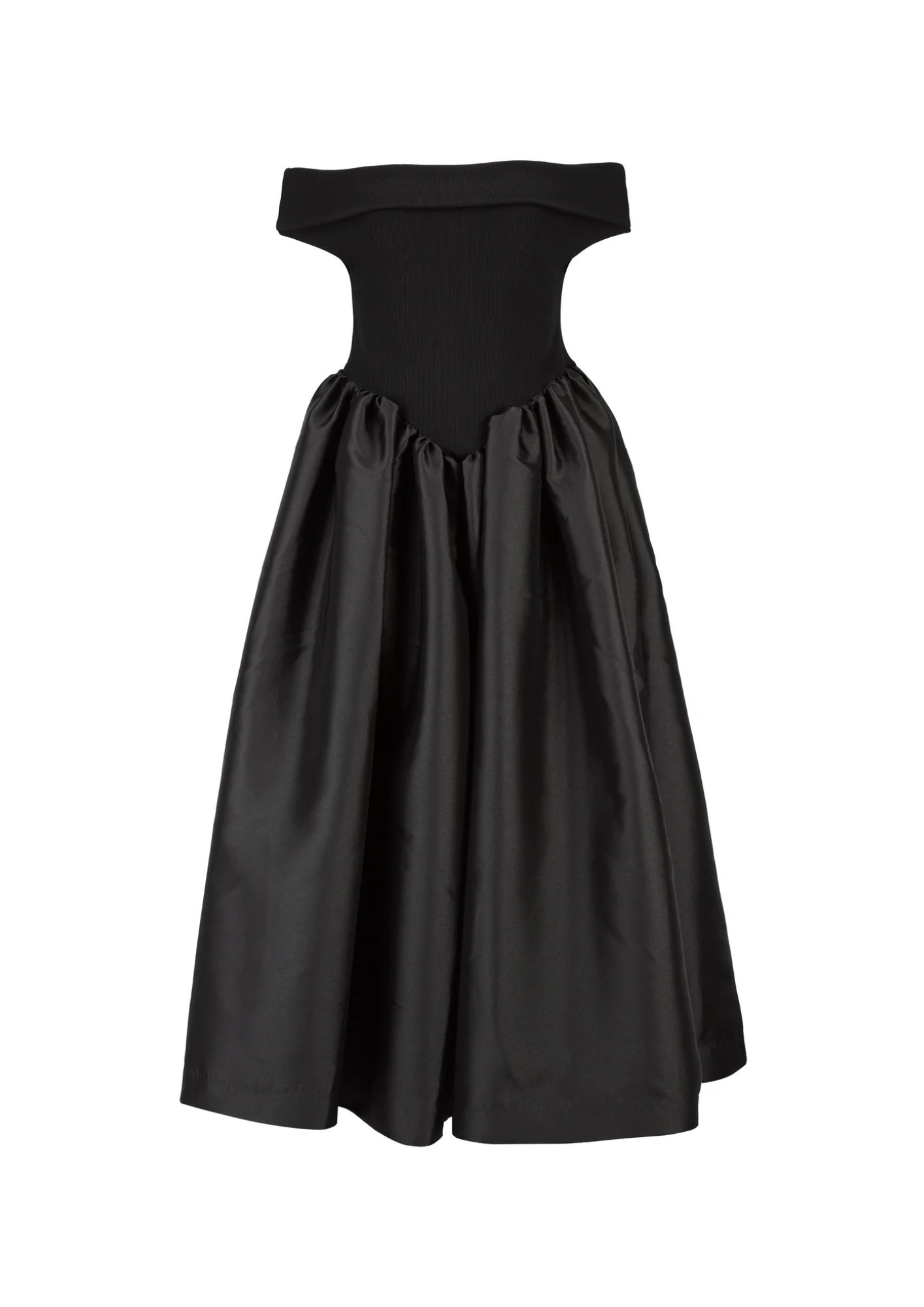 Marques´Almeida - BLACK OFF SHOULDER PRINCESS DRESS