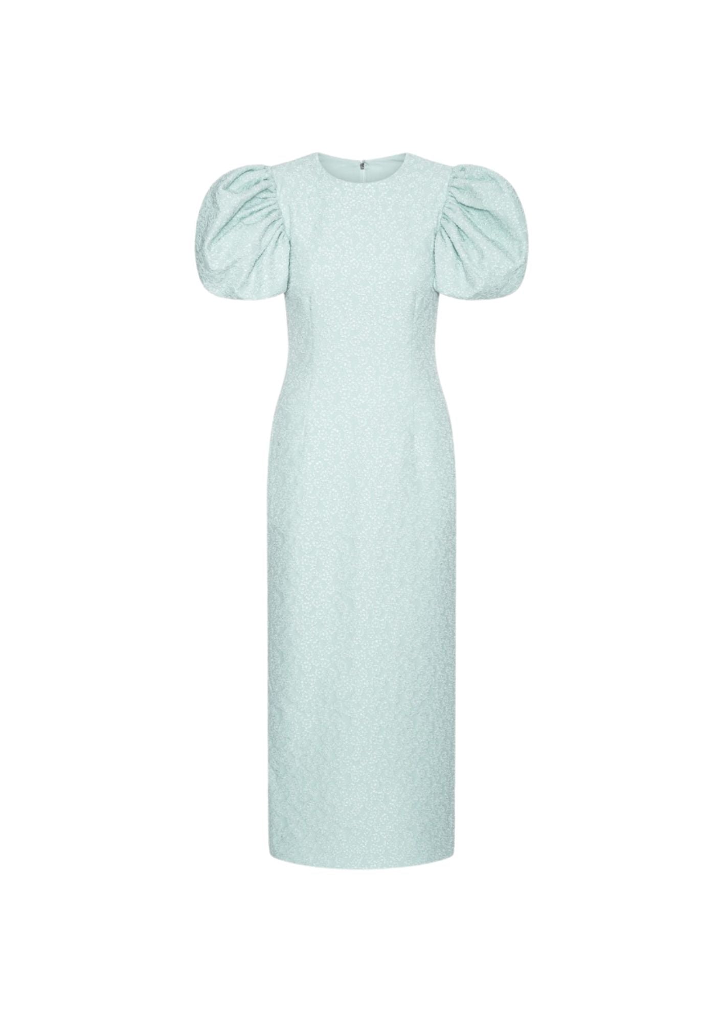 ROTATE BIRGER CHRISTENSEN - Jacquard Midi Puffy Dress - Plein Air