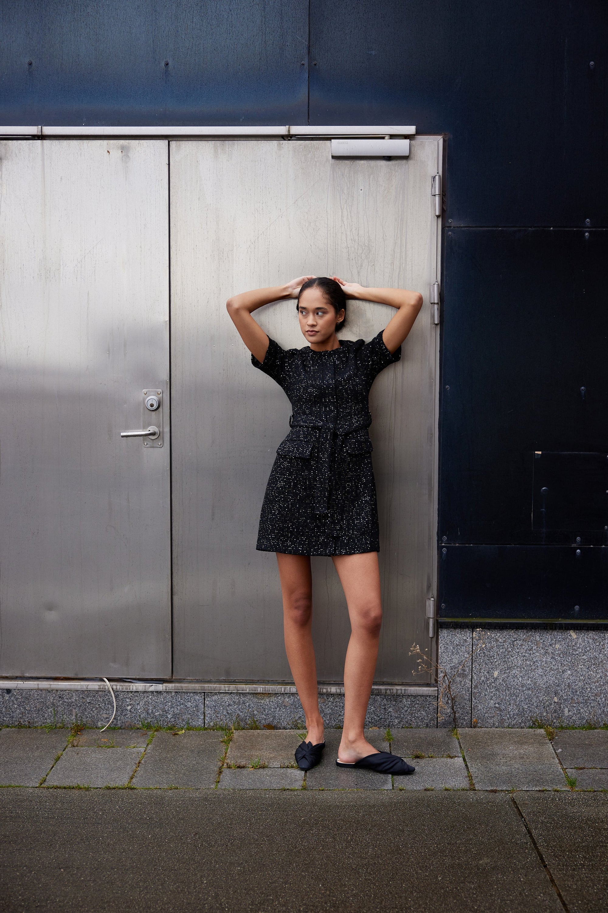 SANSU - Eloise Dress Black