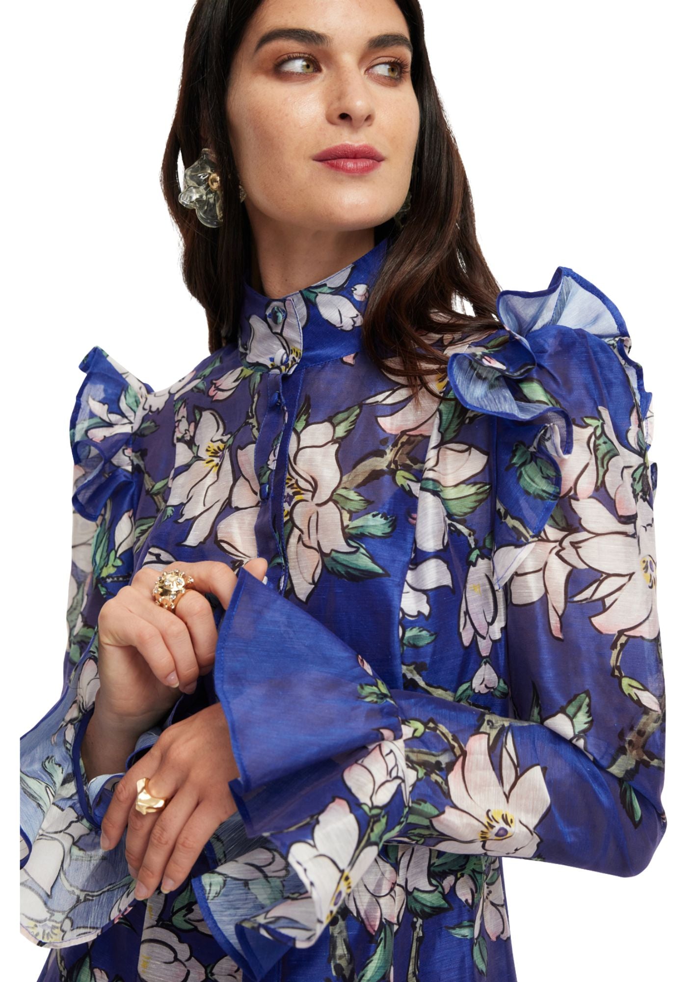 LEO LIN - Katrina Butterfly Sleeve Midi Dress ReLi Norge LEO LIN - Katrina Butterfly Sleeve Midi Dress ReLi Norge