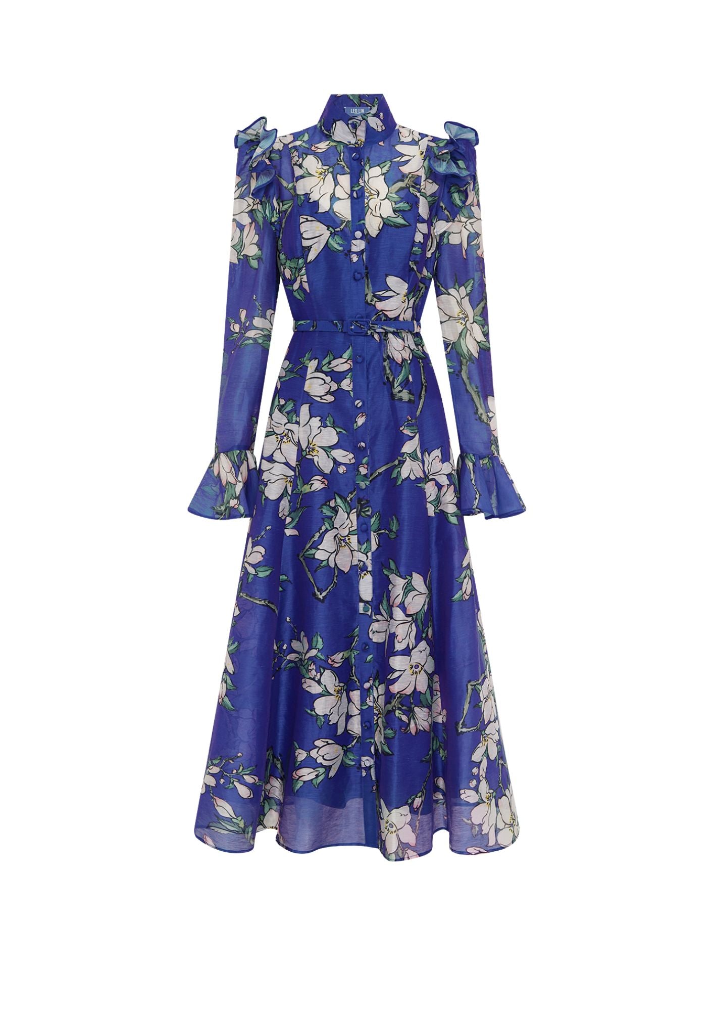 LEO LIN - Katrina Butterfly Sleeve Midi Dress
