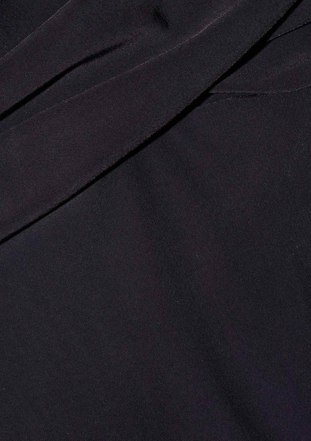 SELF-PORTRAIT - Black Jersey Midi Dress