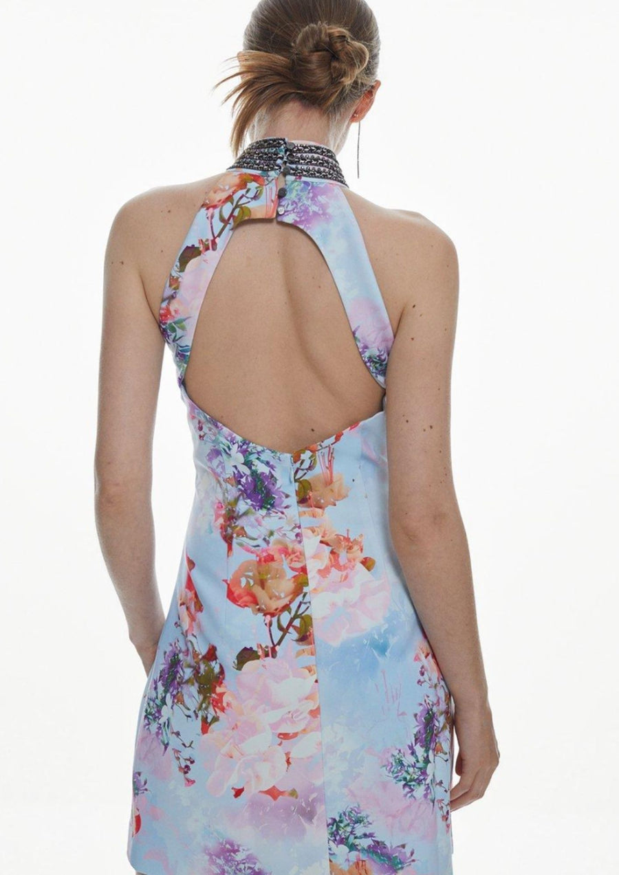 KAREN MILLEN - Woven Floral Mini