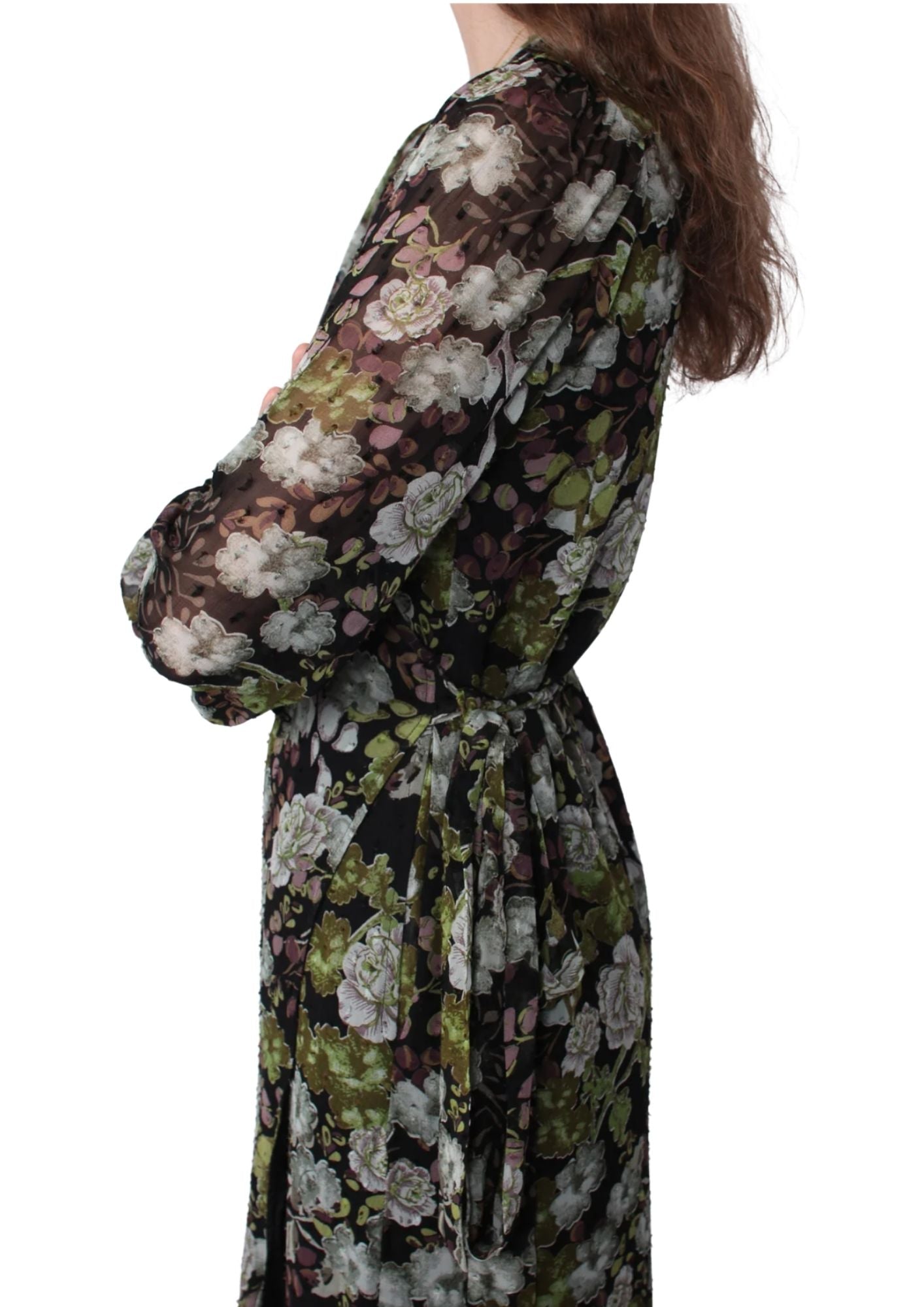 BYTIMO - Green Garden Delicate Wrap Dress ReLi Norge BYTIMO - Green Garden Delicate Wrap Dress ReLi Norge