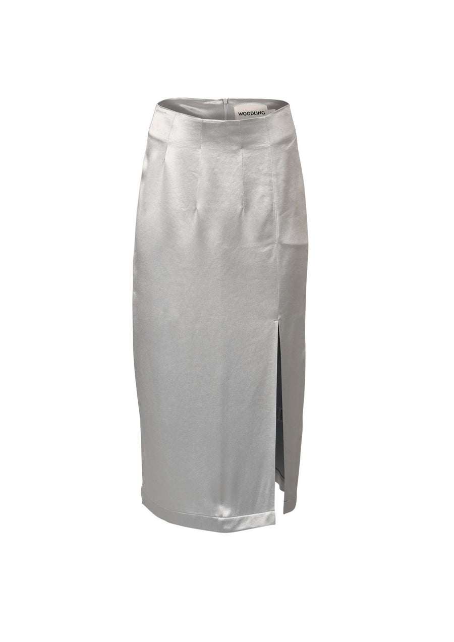 WOODLING - Silver Set Midi Skirt