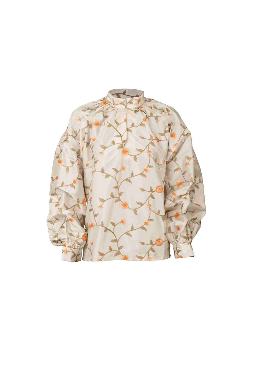 EMBLA - Bunad Silk Shirt Classic Fit