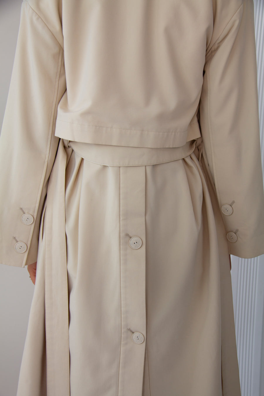 FRIEND OF AUDREY - Soft Trench Coat