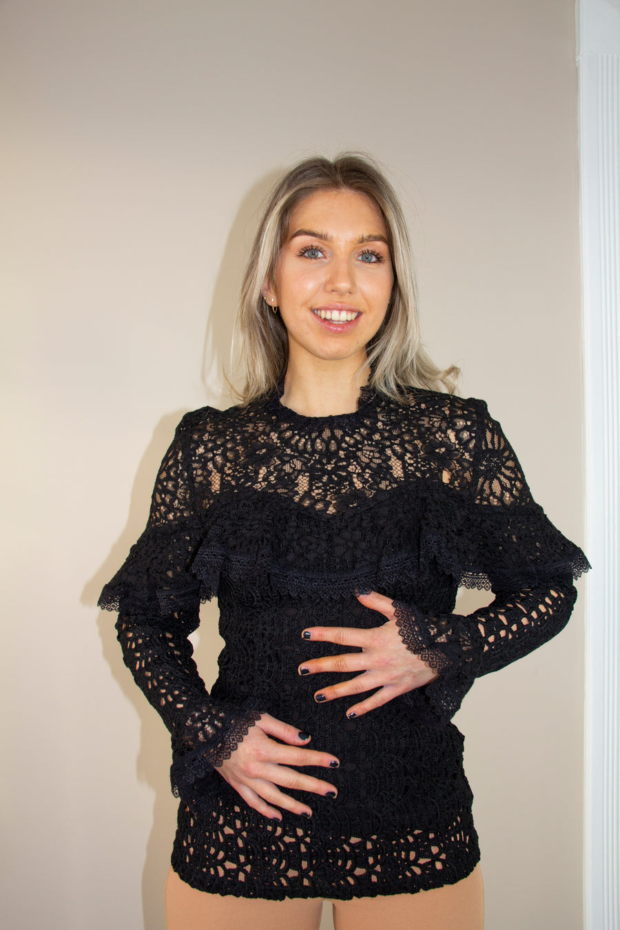 PASDUCHAS - Dark Flower Blouse