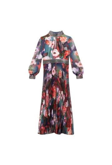 KAREN MILLEN - Floral Pleated Dress