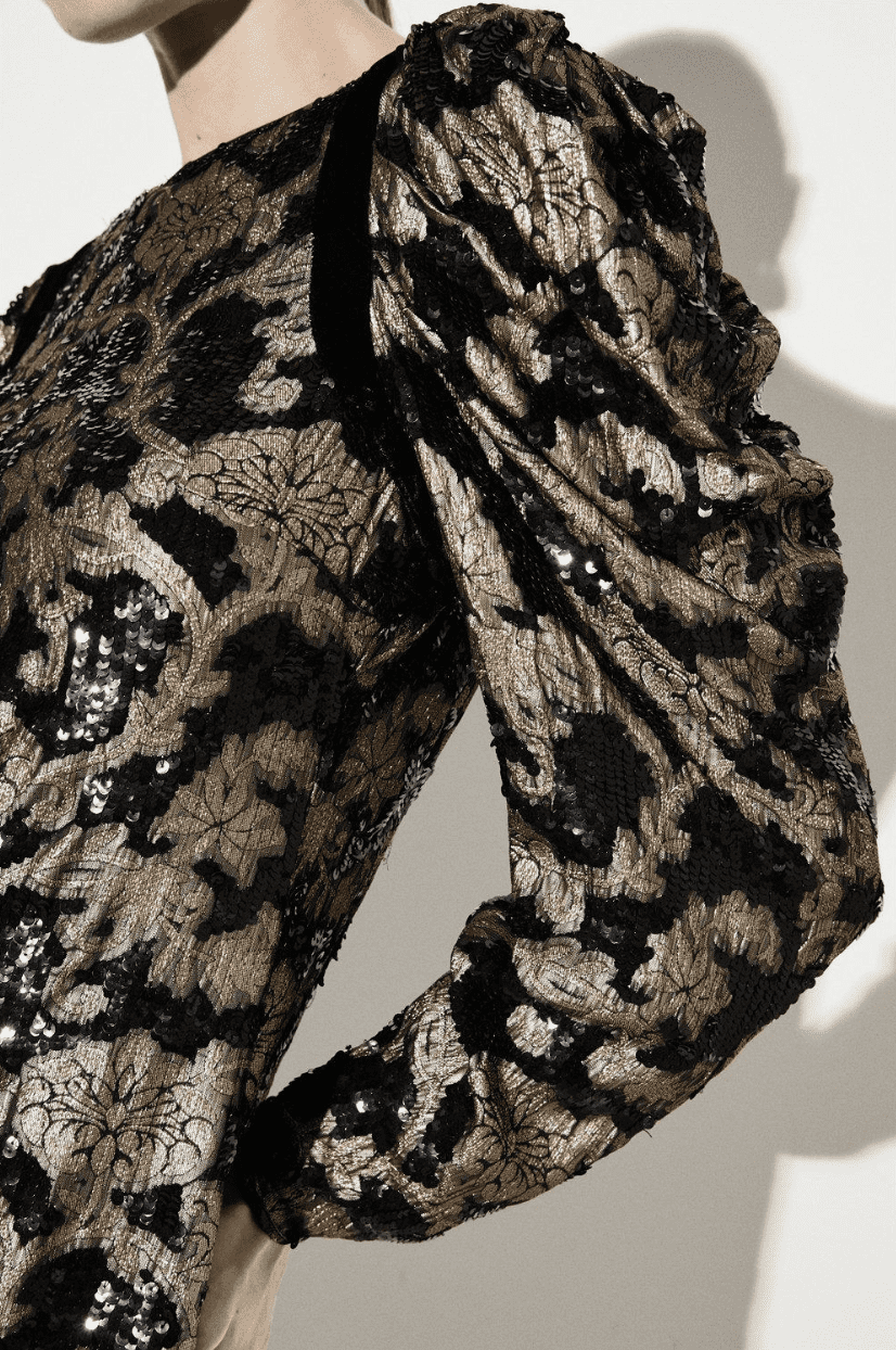KAREN MILLEN - Batwing Sequinned Dress