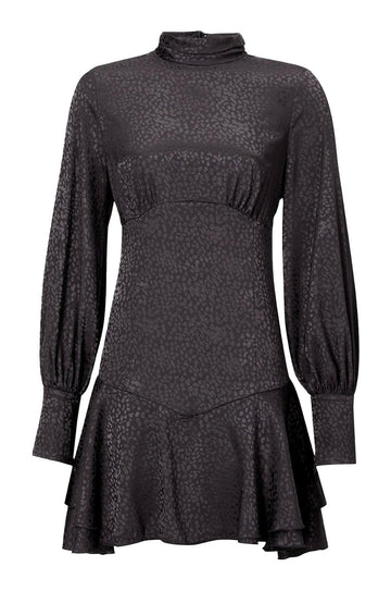KAREN MILLEN - Black High Neck Dress