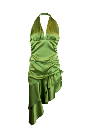 VINTAGE - Olive Green Kjole