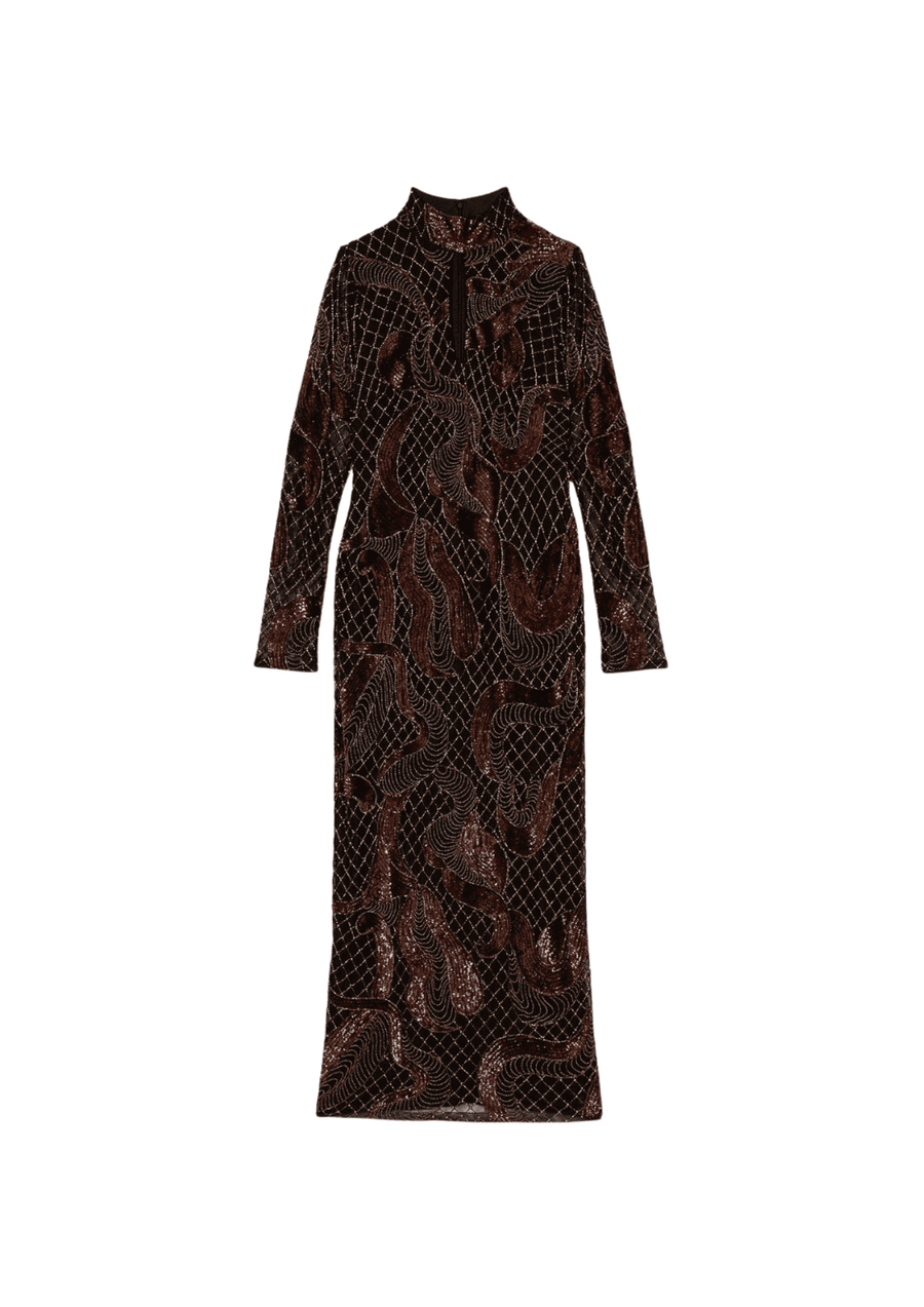 KAREN MILLEN - Beaded & Embroidery Kjole